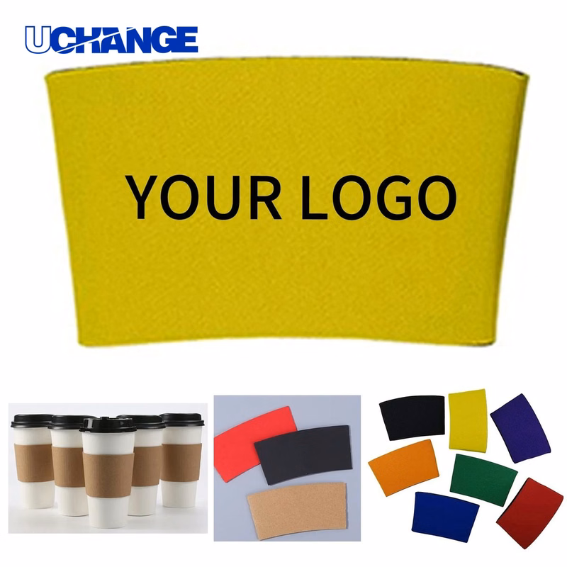 Kraft Paper Cup Sleeve Wrap 4.75x2.5 Inch Biodegradable