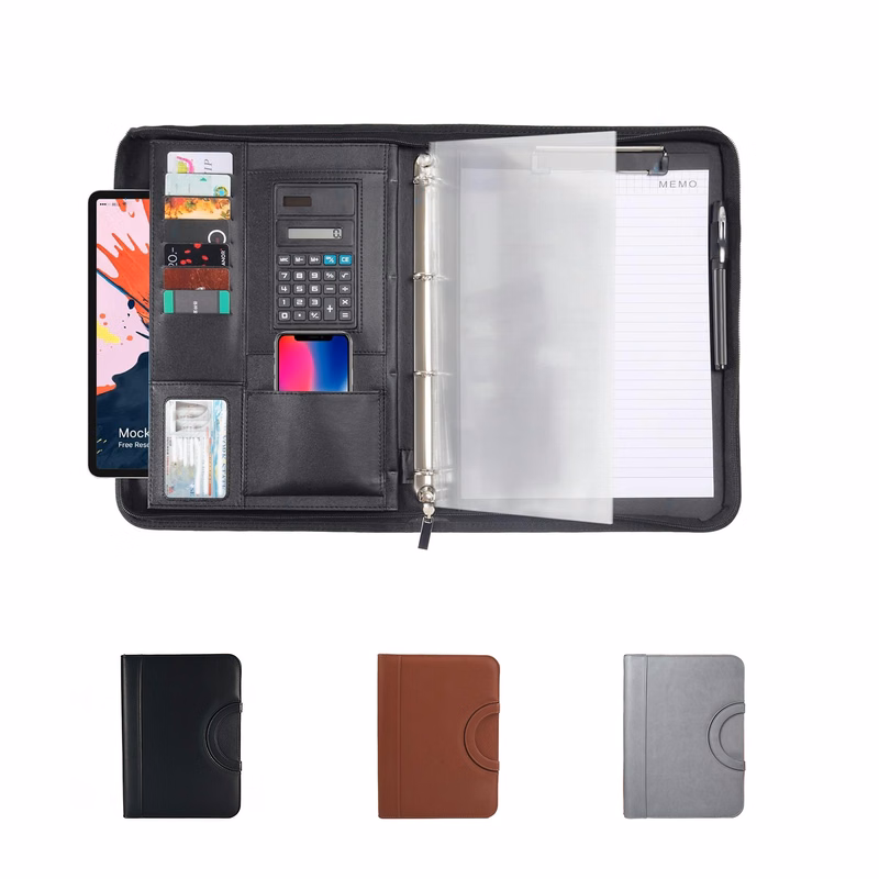 Multifunctional A4 Binder Folder With Calculator