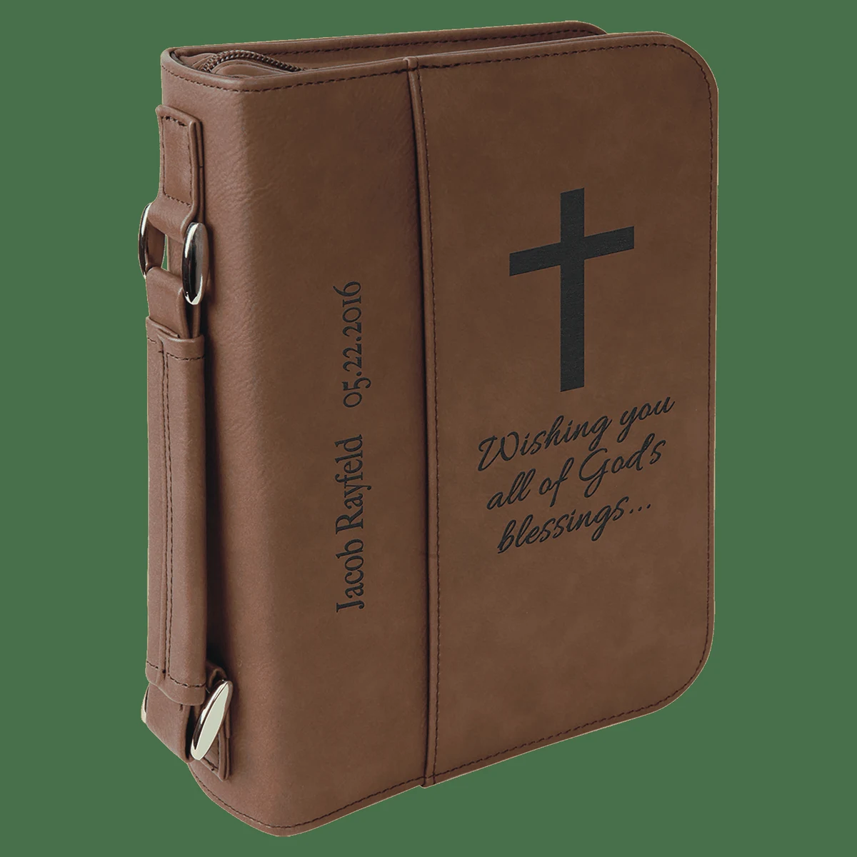 Bible Cover in Dark Brown 1