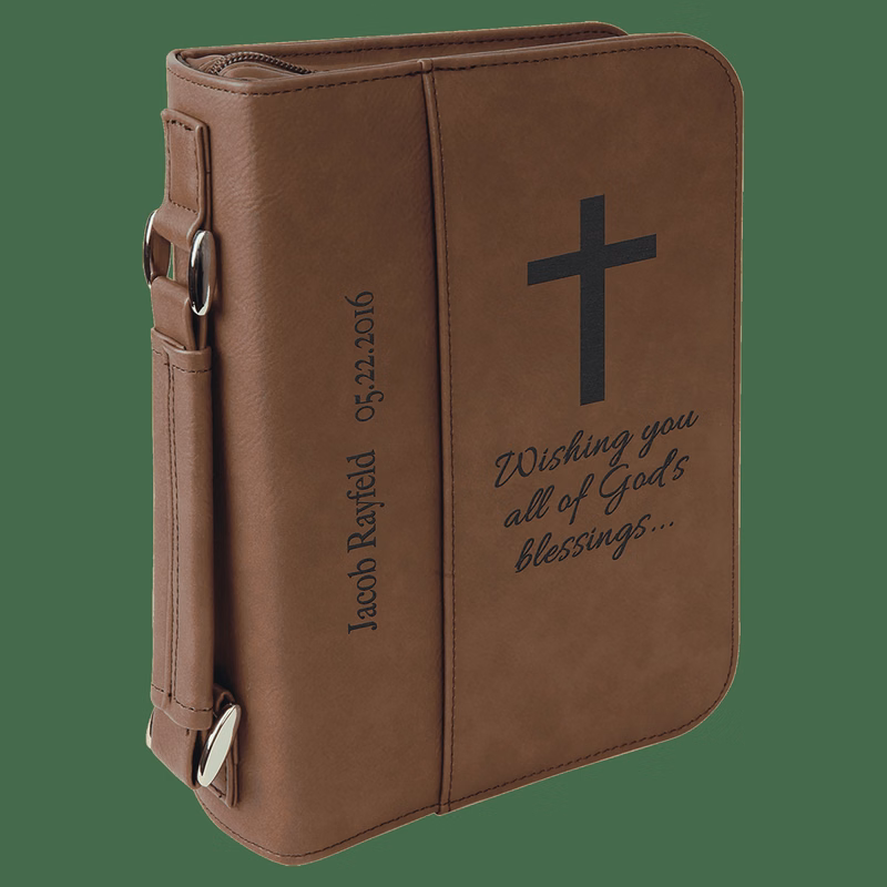 Bible Cover in Dark Brown