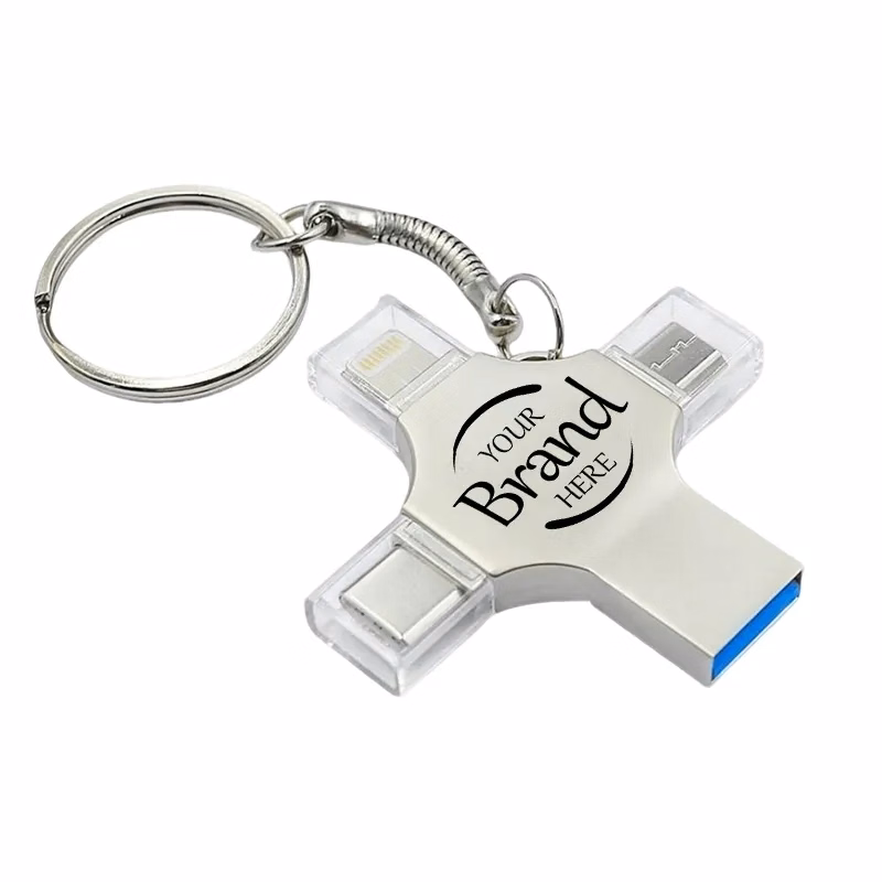 4-In-1 Hub Adapter Keychain