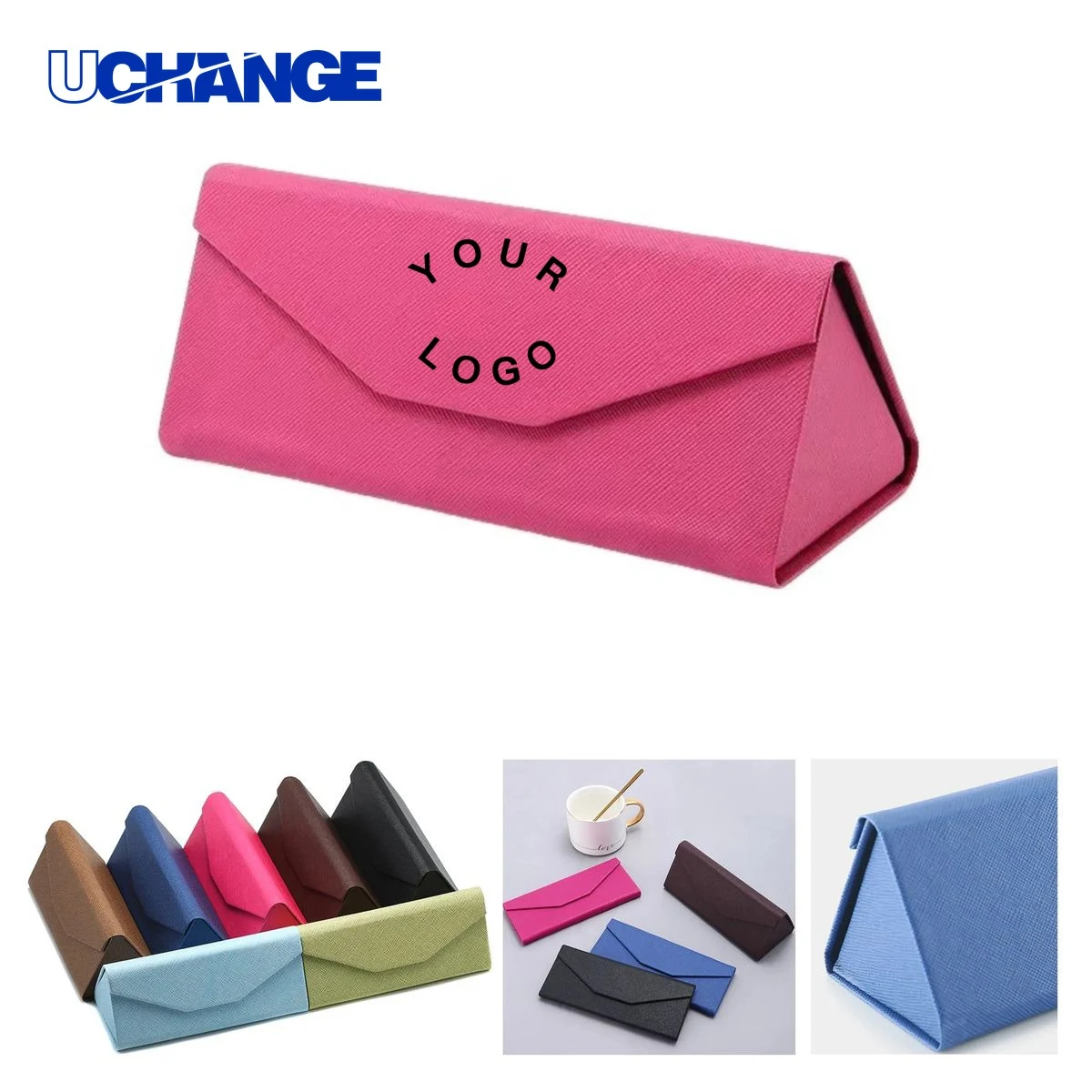 Leather Eyewear Case with Metal Frame 1