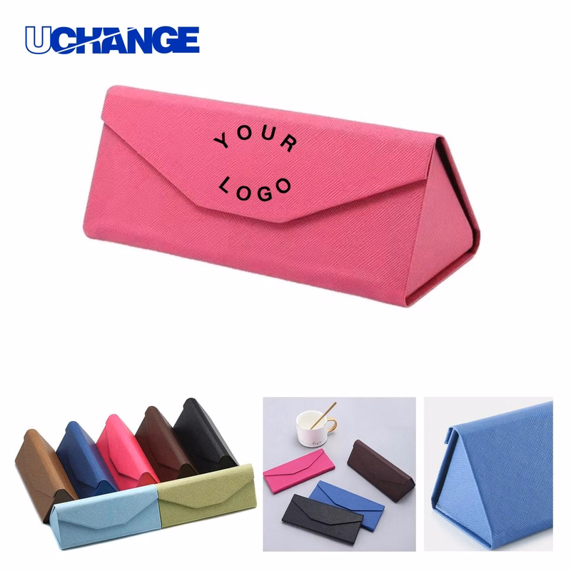 Leather Eyewear Case with Metal Frame