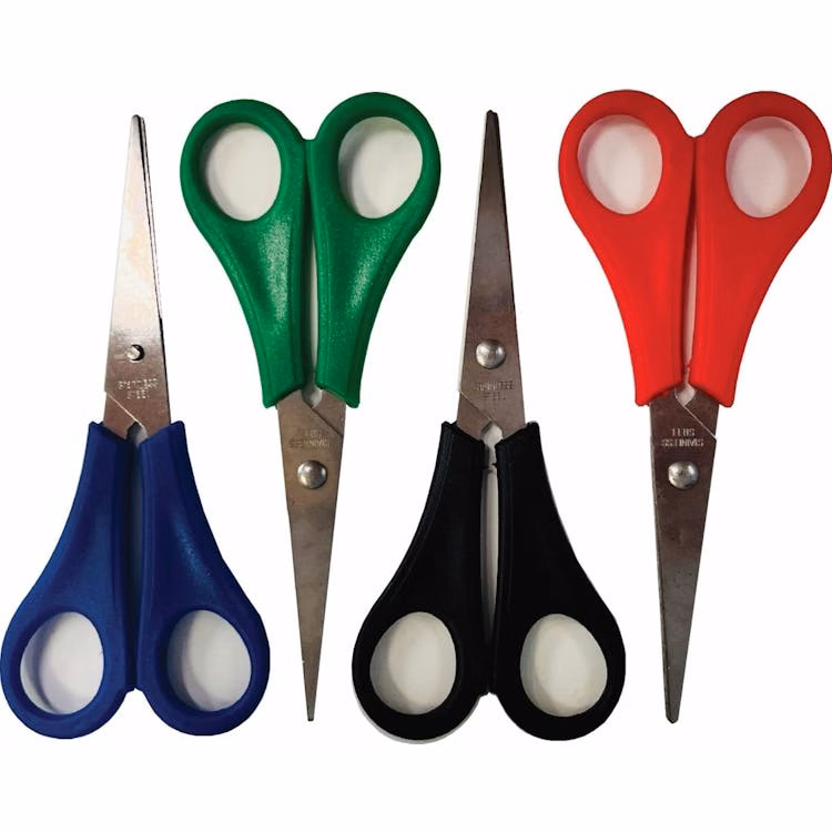 5" Pointed Scissors - 4 Colors