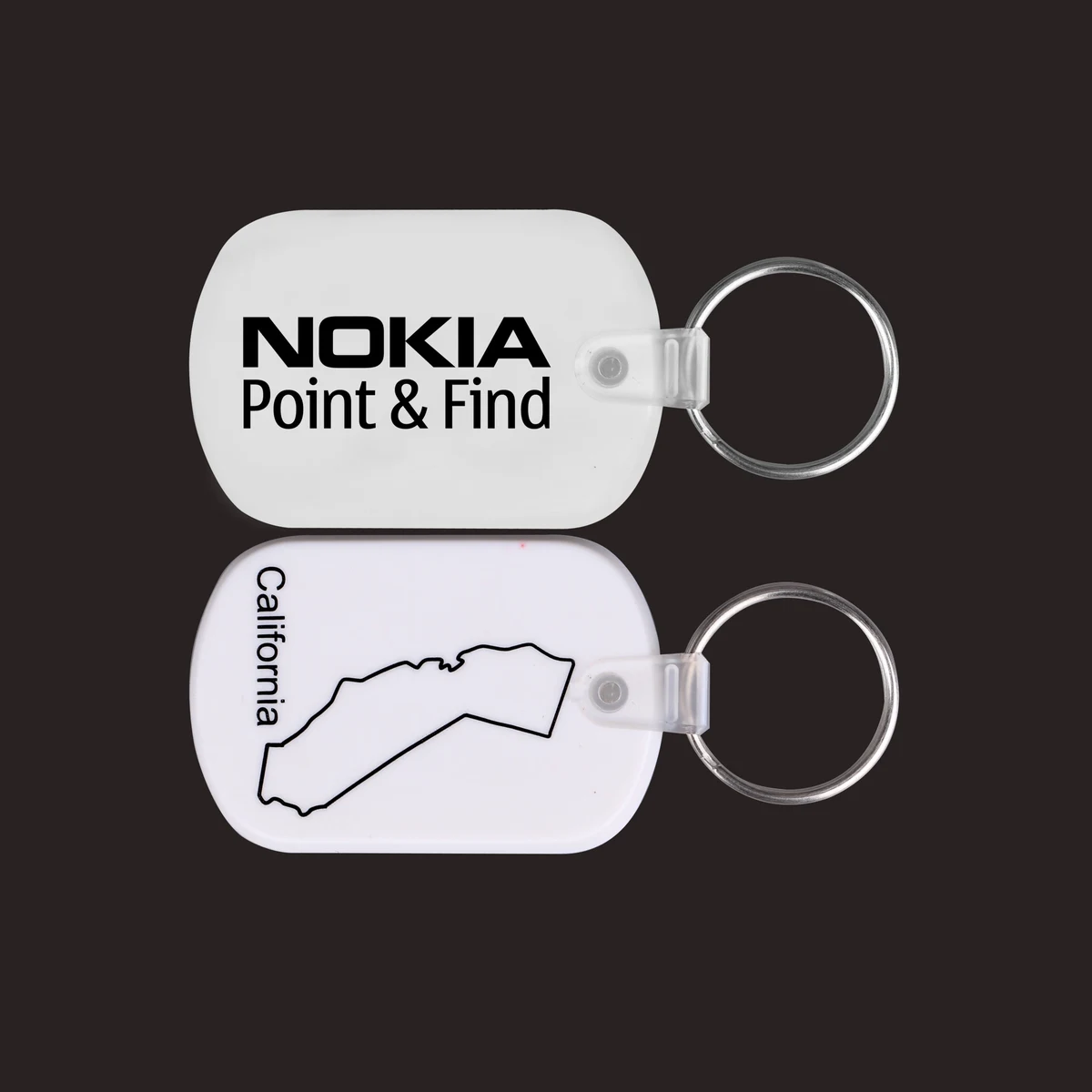 California Map PVC Key Holder 1