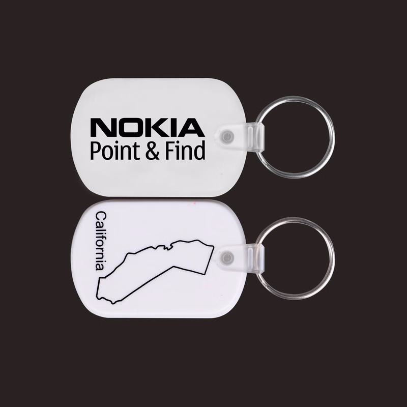 California Map PVC Key Holder