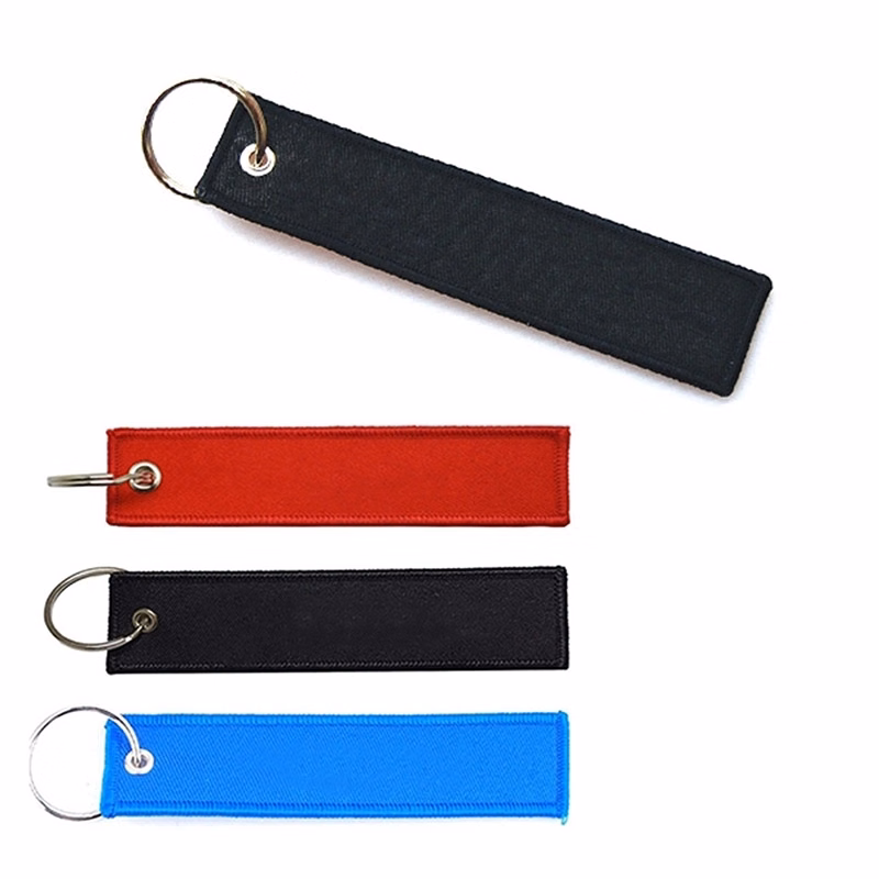 Woven Fabric Keychain