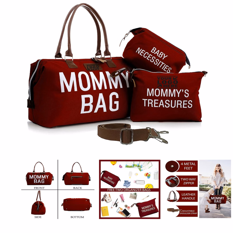 Diaper Bag Tote with 2 Organizers