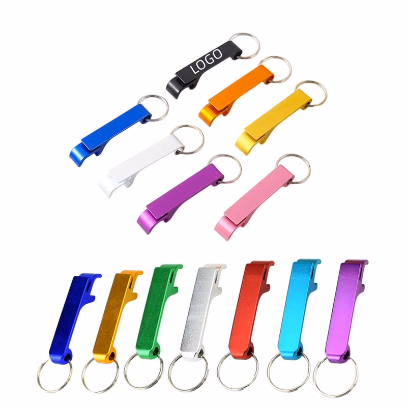 Customized Aluminium Bottle Opener Keychain
