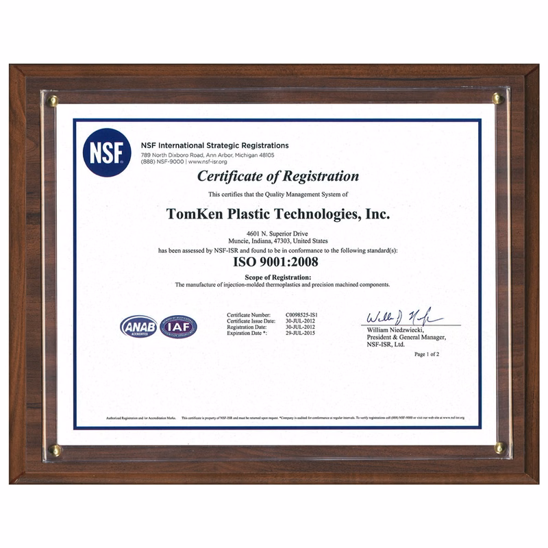 Certificate Plaque