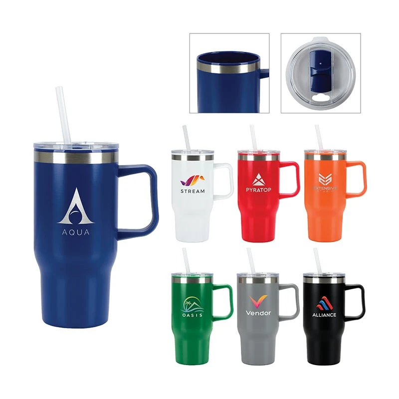 Baker 20 oz. Recycled PP Liner/Steel Outer Travel Mug 1