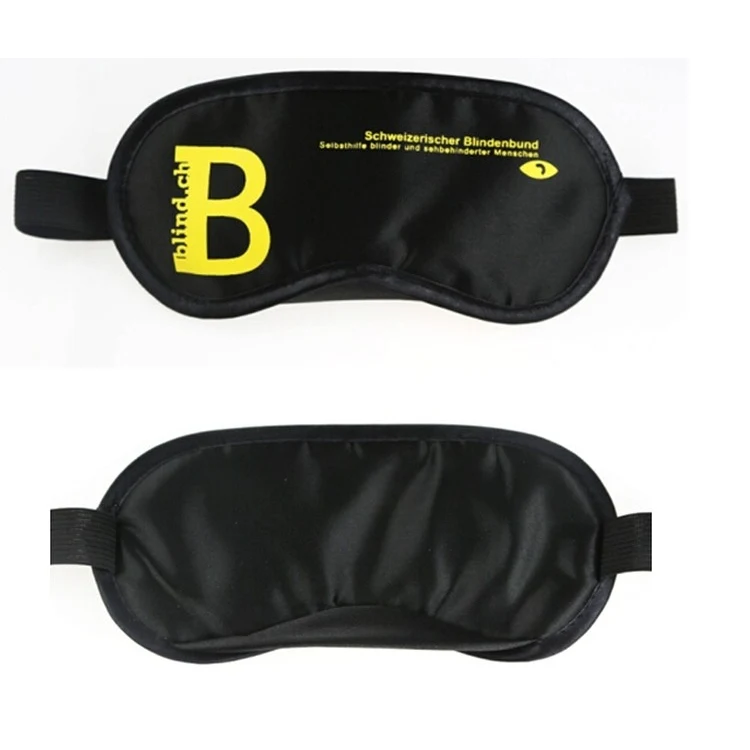 Satin Sponge Soft Eye Mask Shade Nap Cover Blindfold 1