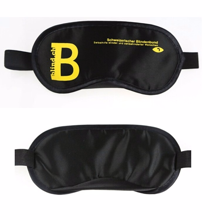 Satin Sponge Soft Eye Mask Shade Nap Cover Blindfold