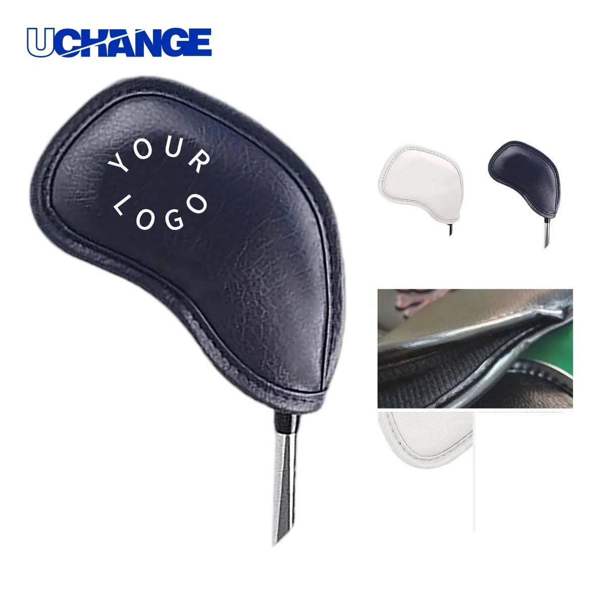 Durable PU Leather Golf Iron Covers with Number Tags 1