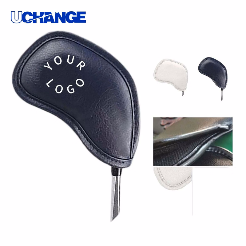 Durable PU Leather Golf Iron Covers with Number Tags