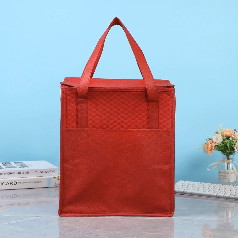 Insulated Zipper Cooler Tote Large Size