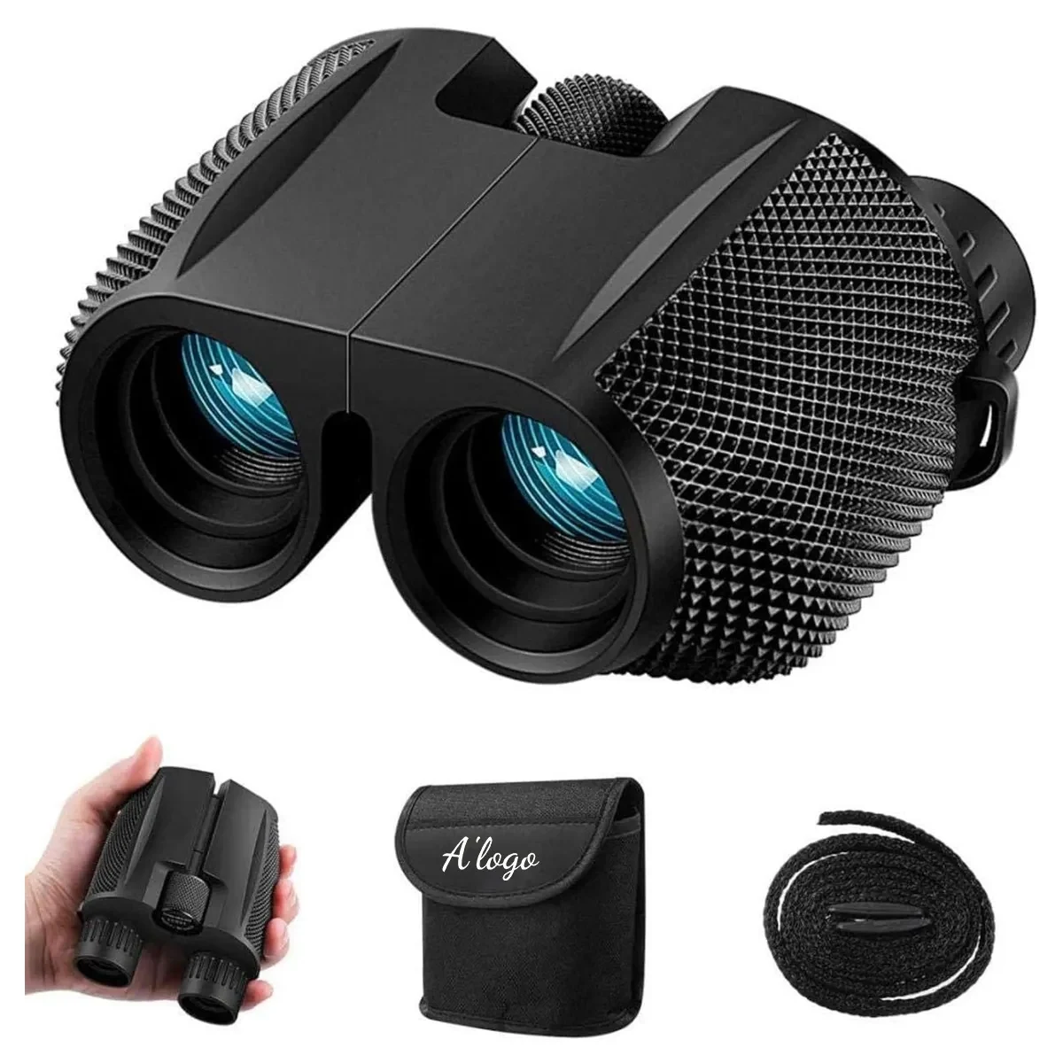 10x25 Compact Binoculars with carry bag 1