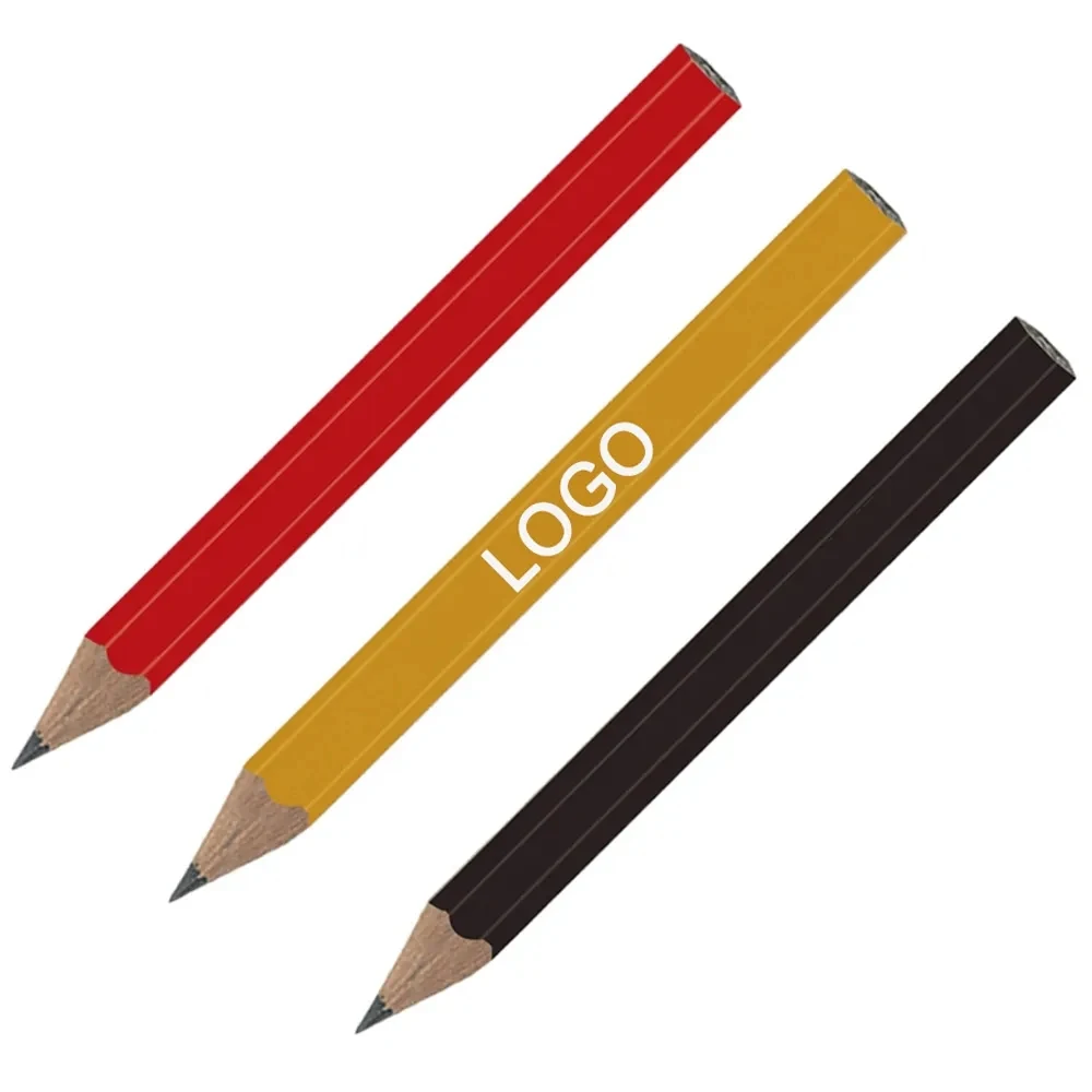 Hex Shape Wooden Golf Pencil 1
