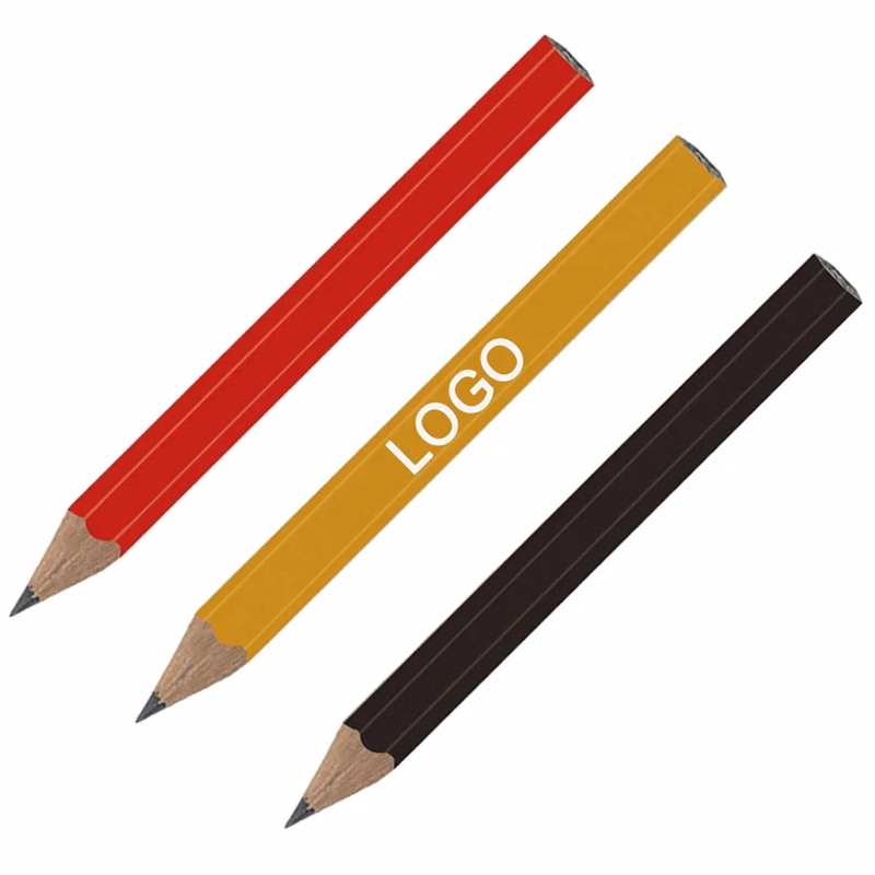 Hex Shape Wooden Golf Pencil