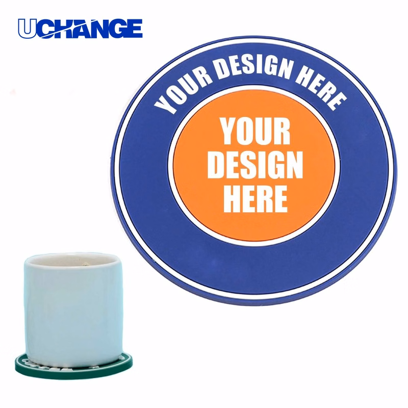 Molded Rubber Coaster Mat (4")