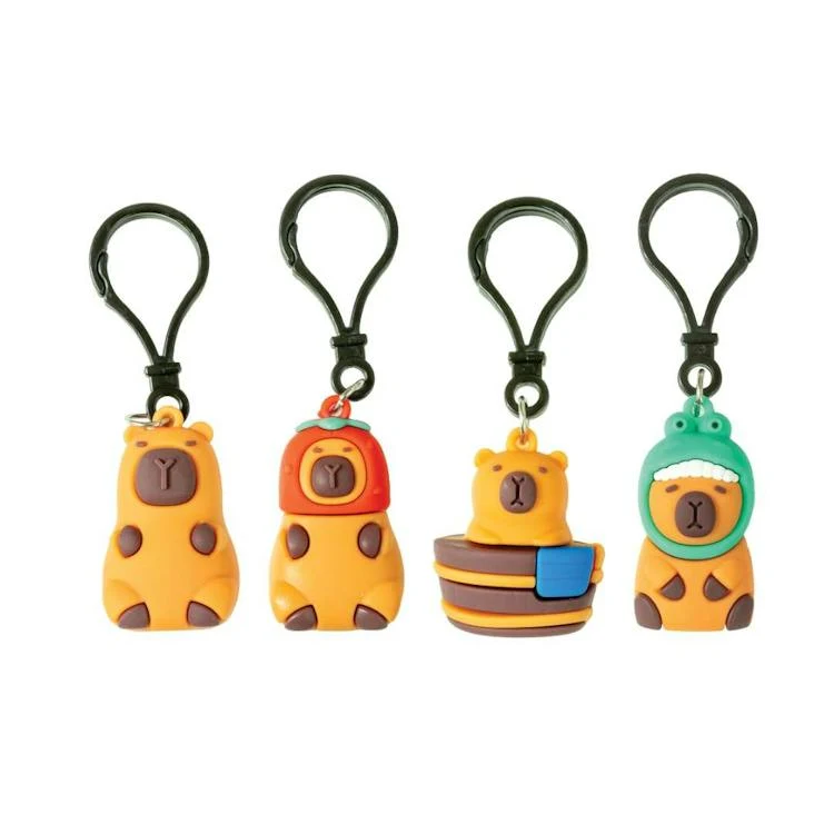 Capybara Backpack Buddy Keychain - Assorted 1