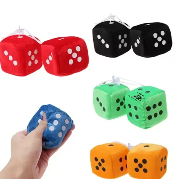 Fuzzy Dice for Car Decoration 1
