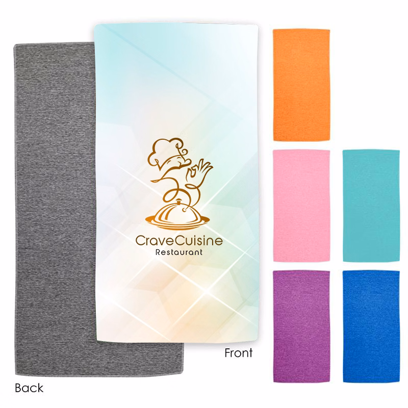 12" x 24" Dye Sublimated Microfiber Towel