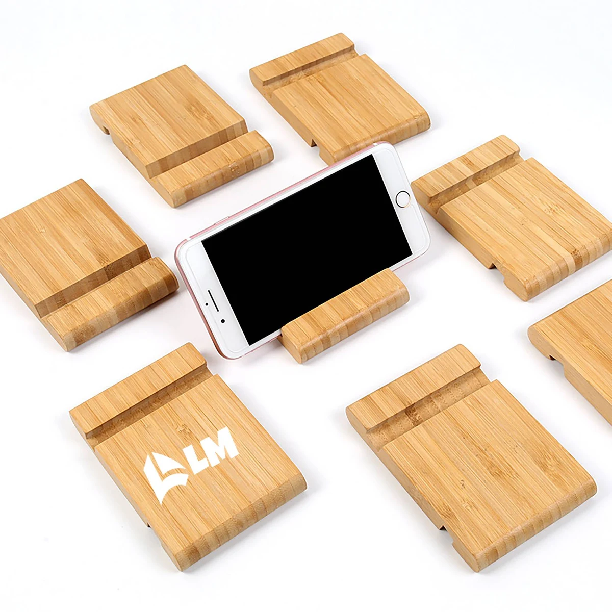 Bamboo Cellphone Stand Holder 1