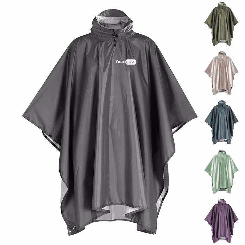 Polyethylene Eco-Friendly Rain Poncho