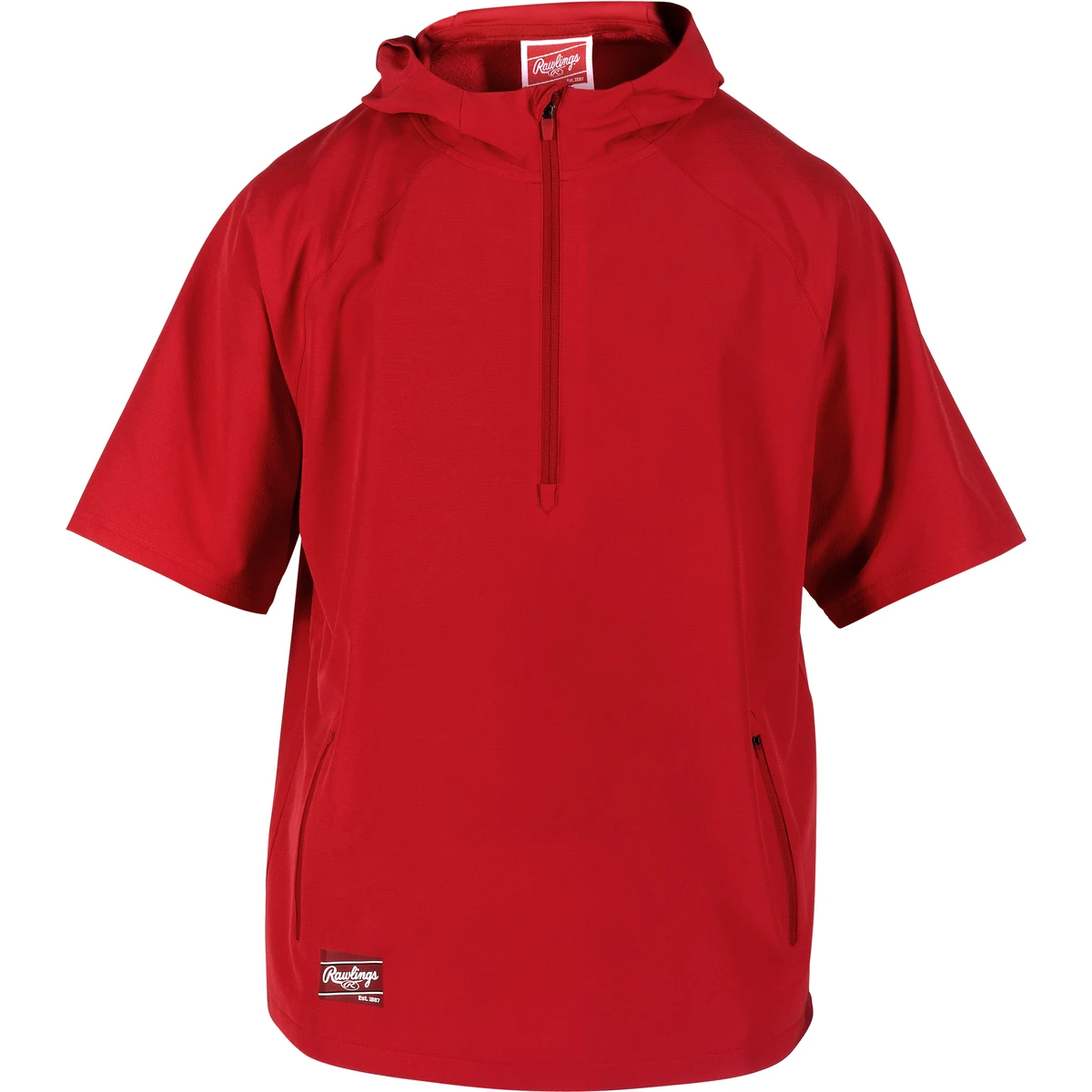 Rawlings Adult Colorsync Short Sleeve Hooded Jacket 1
