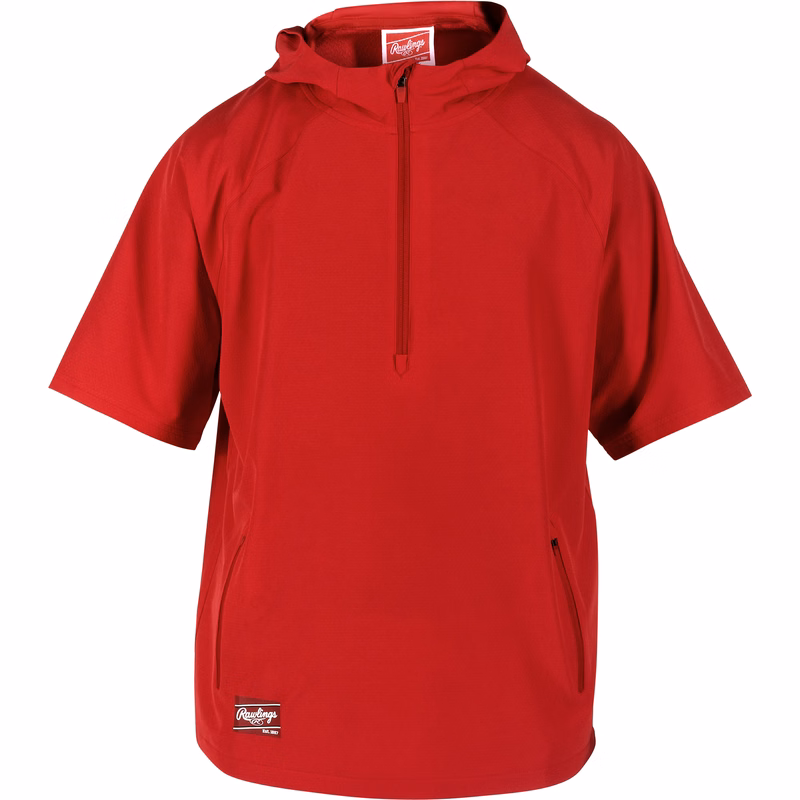 Rawlings Adult Colorsync Short Sleeve Hooded Jacket