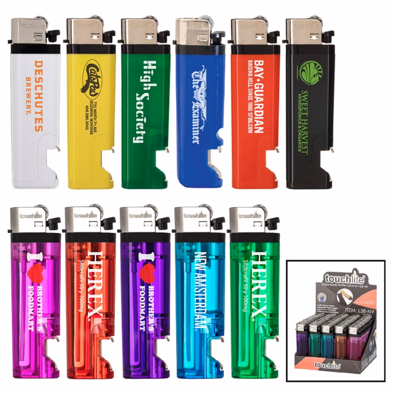 Standard Flame Lighter with Bottle Opener