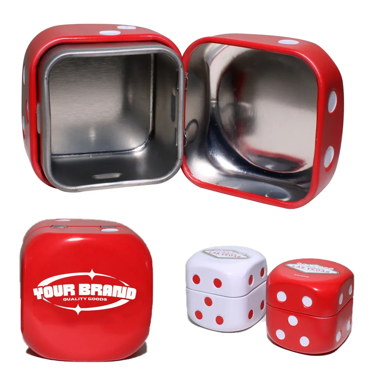 Square Empty Cube Steel Box Storage Container Gifts Crafts 1