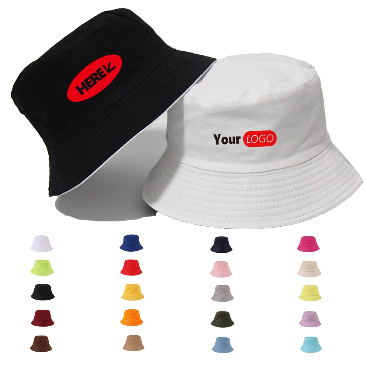 Casual Cotton Bucket Hat 1