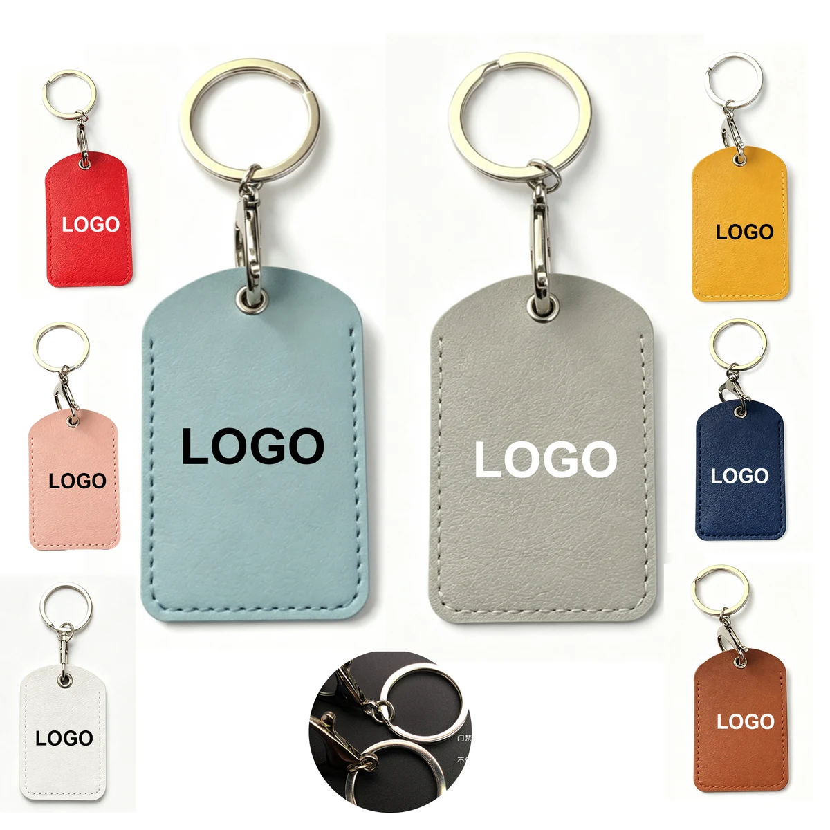 Rectangular Access Card Holder Key Chain for Sensor Cards 1