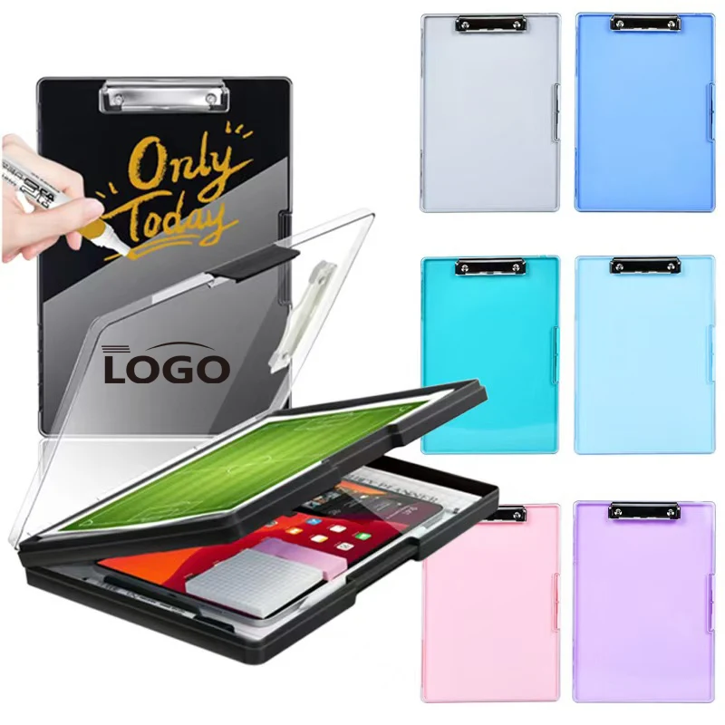 Clear Storage Clipboard with Dry-Erase Cover 1