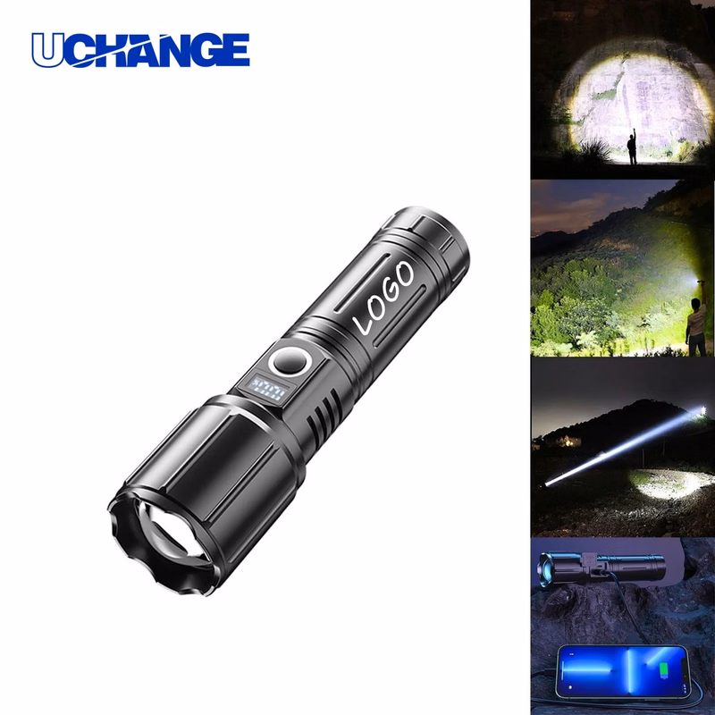 Waterproof USB-C Rechargeable LED Flashlight Outdoor Light for Travel & Emergency