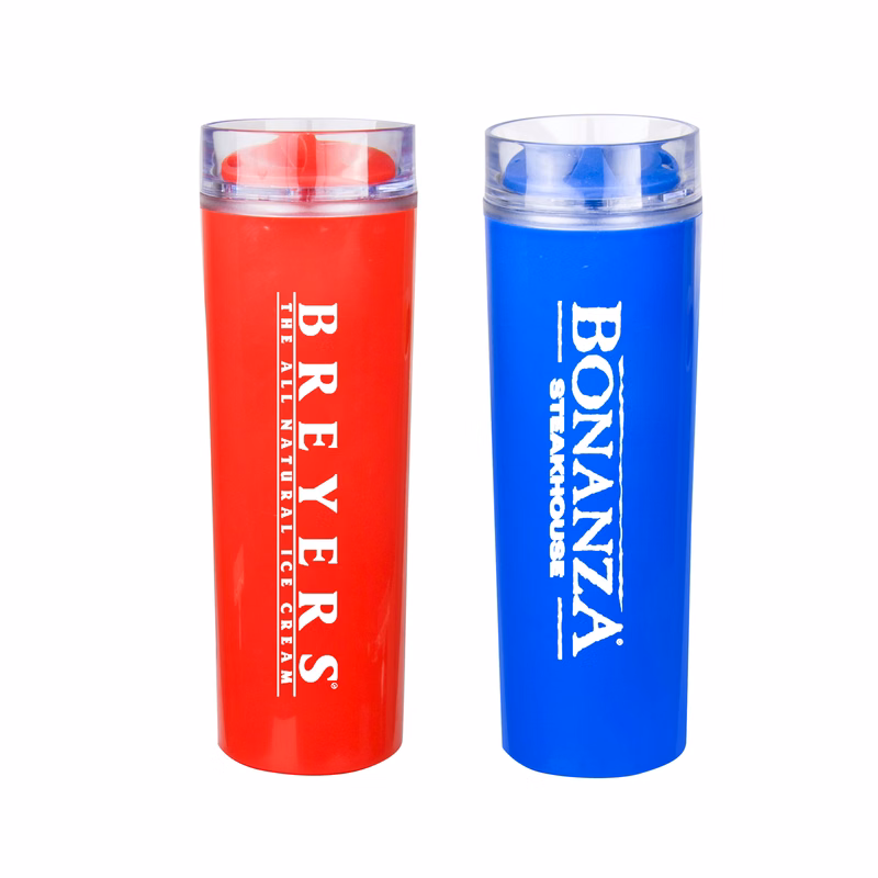 Double Wall Plastic Tumbler, 14 oz.