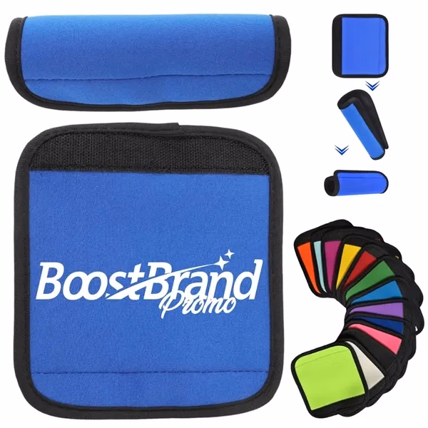 Custom Neoprene Luggage Handle Wrap — Travel Comfort and Luggage Identifier