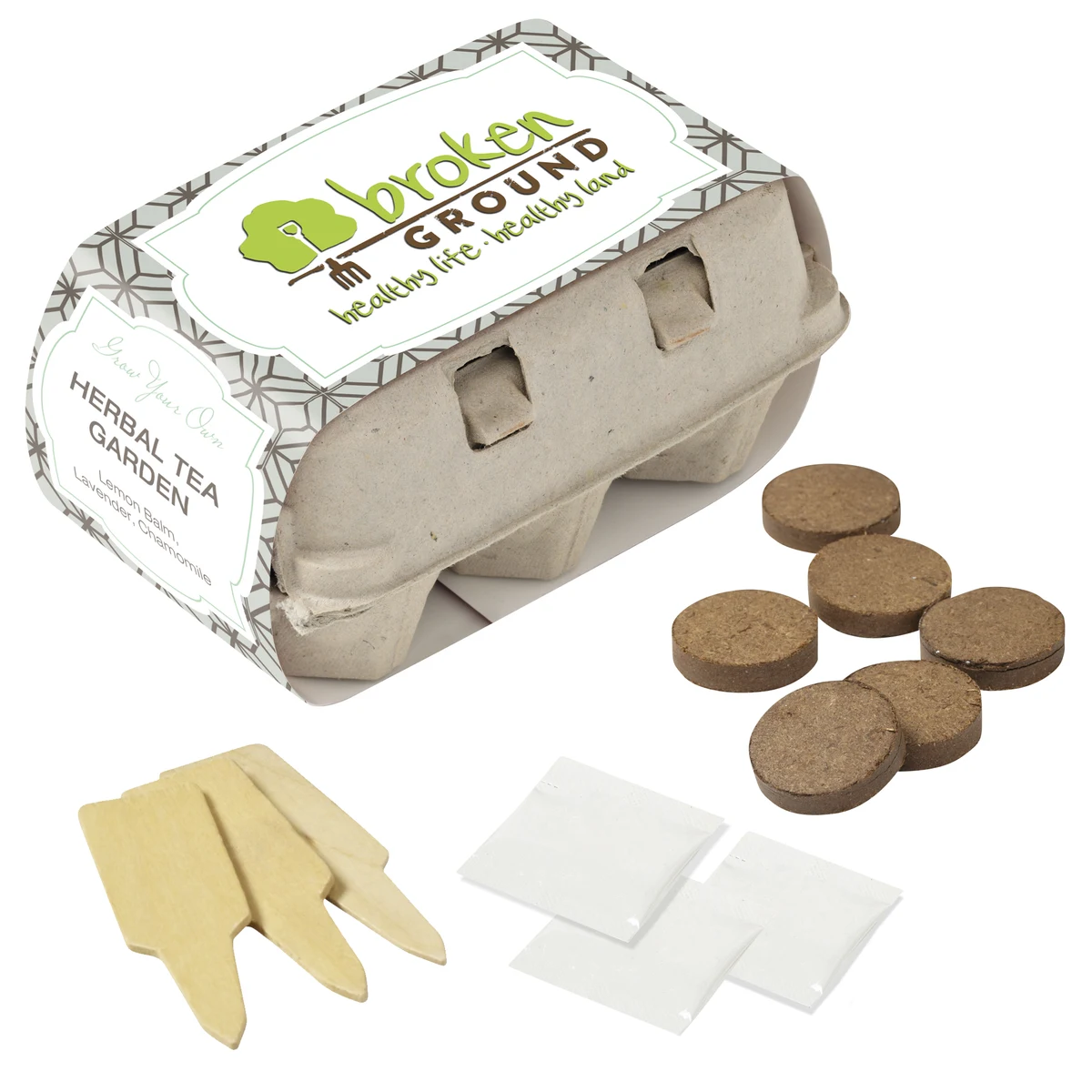 Grow Your Own Garden Kit-Herbal Tea w/Seeds 1