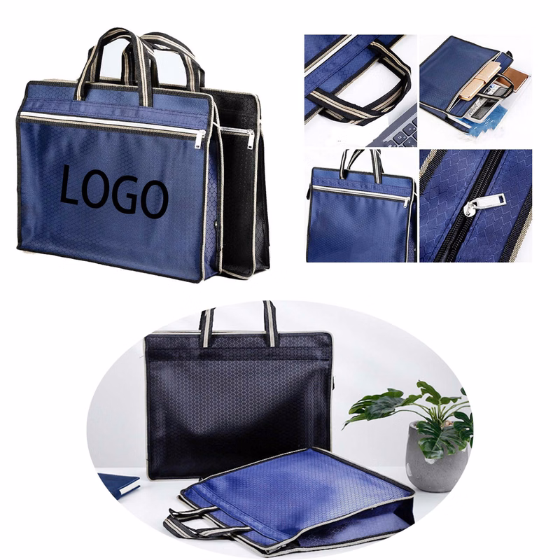 Portable Oxford Office cloth briefcase