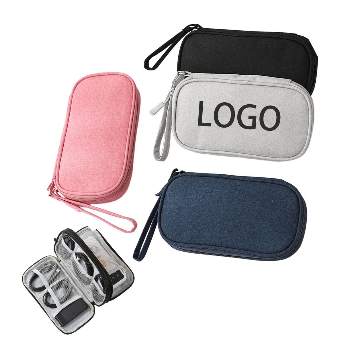 Compact Travel Cable Storage Case 1
