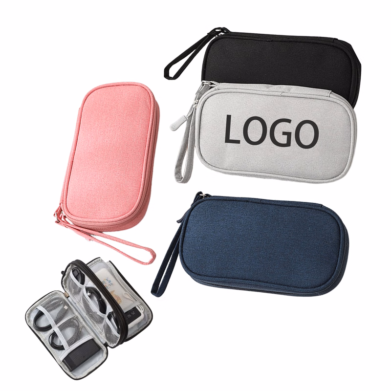 Compact Travel Cable Storage Case