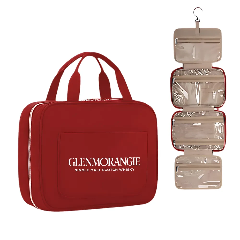 Fold Up Toiletry Bag with Hanging Hook 1