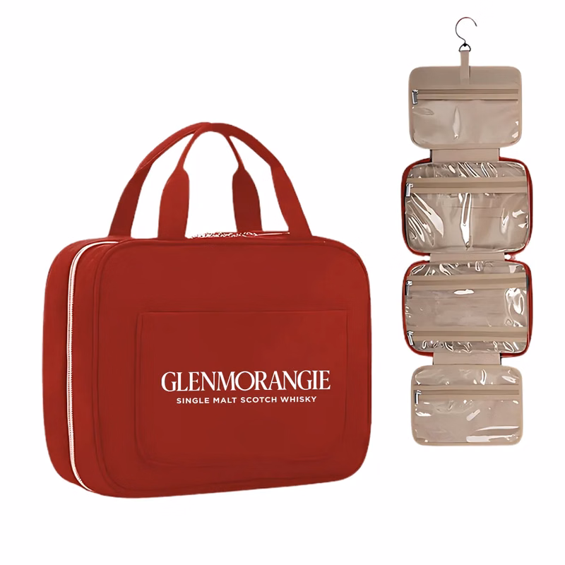 Fold Up Toiletry Bag with Hanging Hook