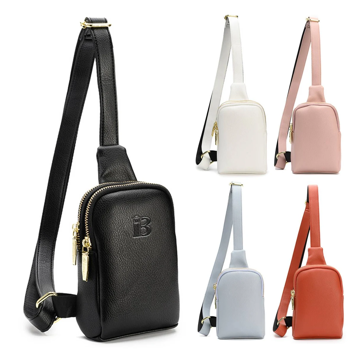 PU Leather Leisure Chest Bag 1