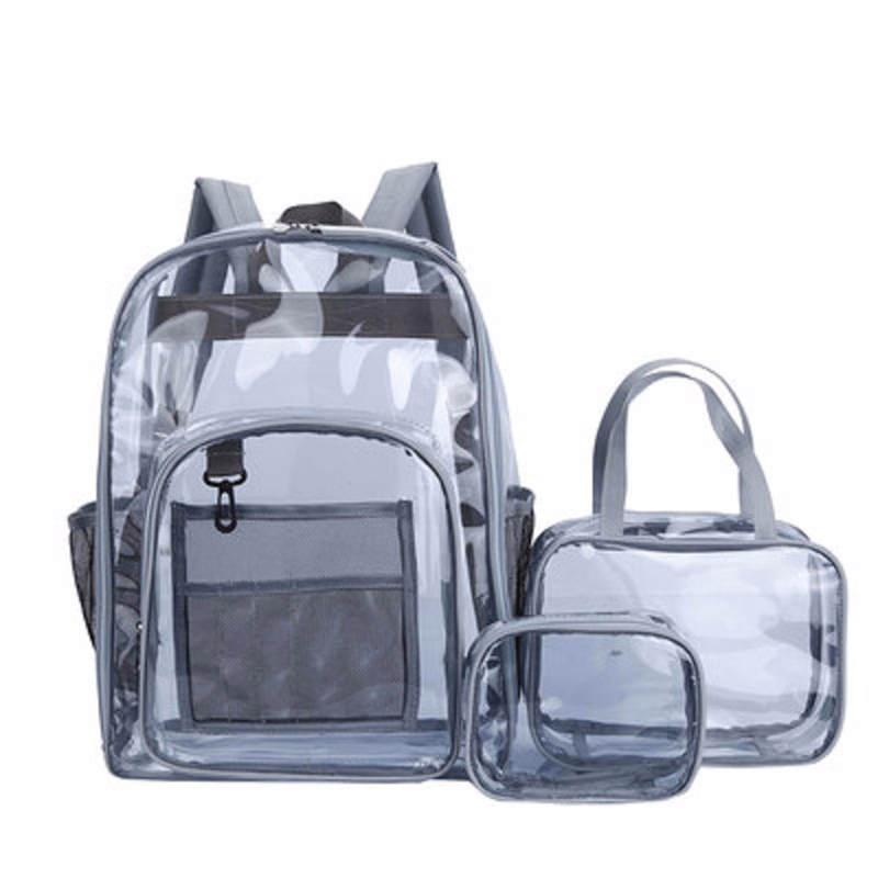 PVC Clear School Backpack