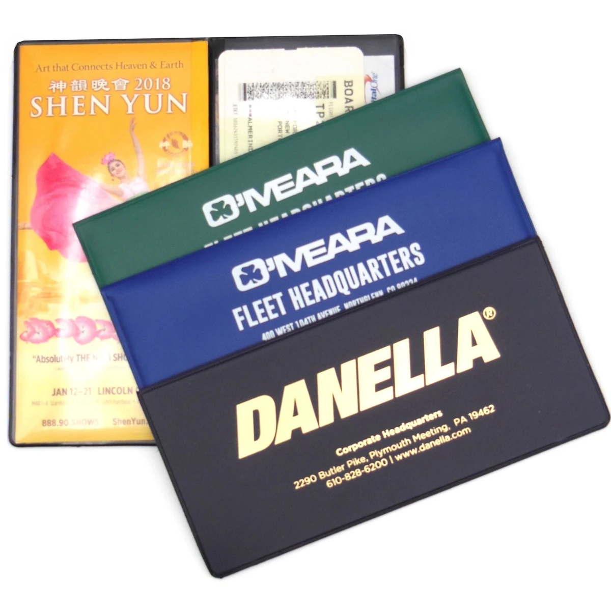 Travel/Insurance Document Holder w/Rigid Cover 1