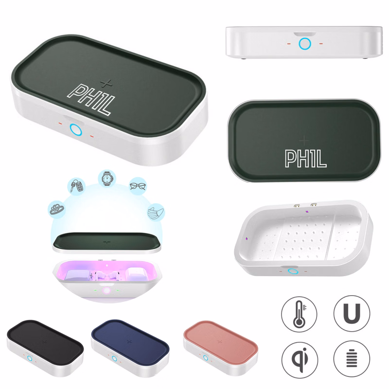 Portable UV Sanitizer Box w/ Wireless Charger