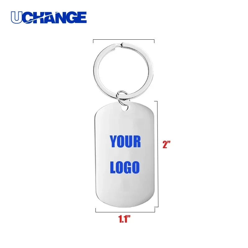 Metal Color Printed Keychain 1